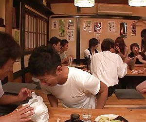 Minami kitagawa foursome yn dod i ben mewn asiaidd i cum wyneb